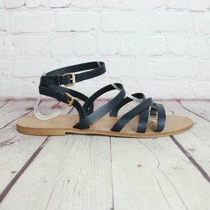 J Crew Leather Strappy Sandals
